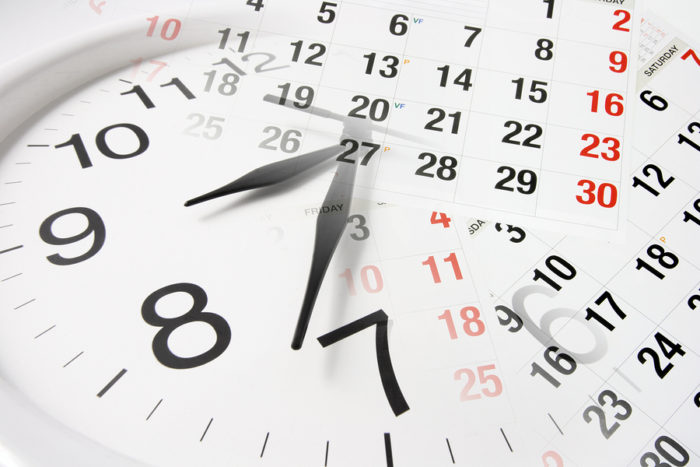 Composite of Clock and Calendar