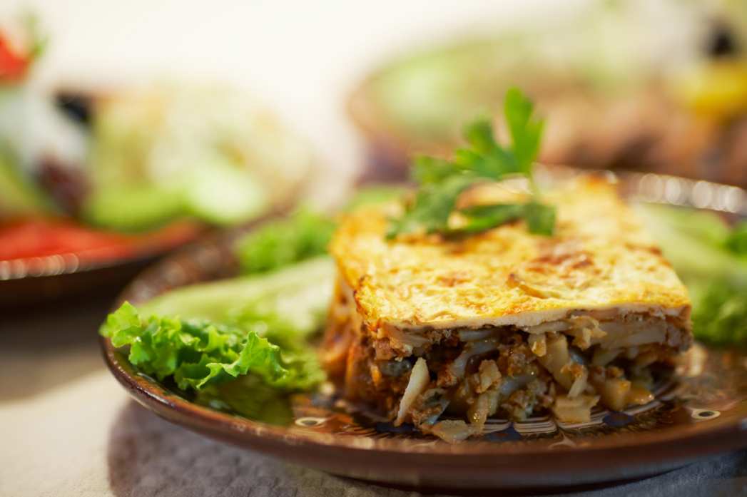 Moussaka - traditional Bulgarian food