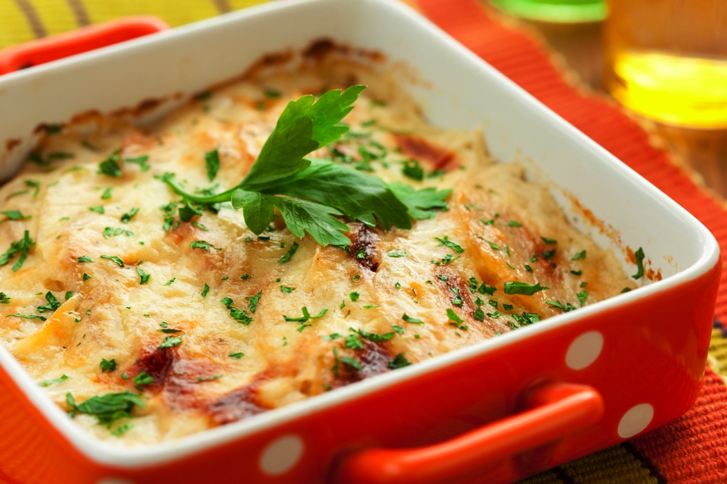 potato and kohlrabi gratin